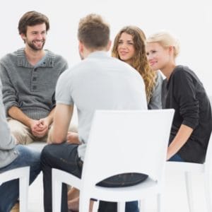 group therapy meeting at xanax addiction treatment program in UT