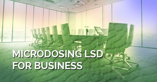 empty board room after microdosing lsd for business