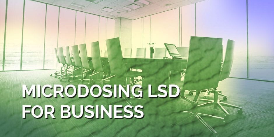 empty board room after microdosing lsd for business