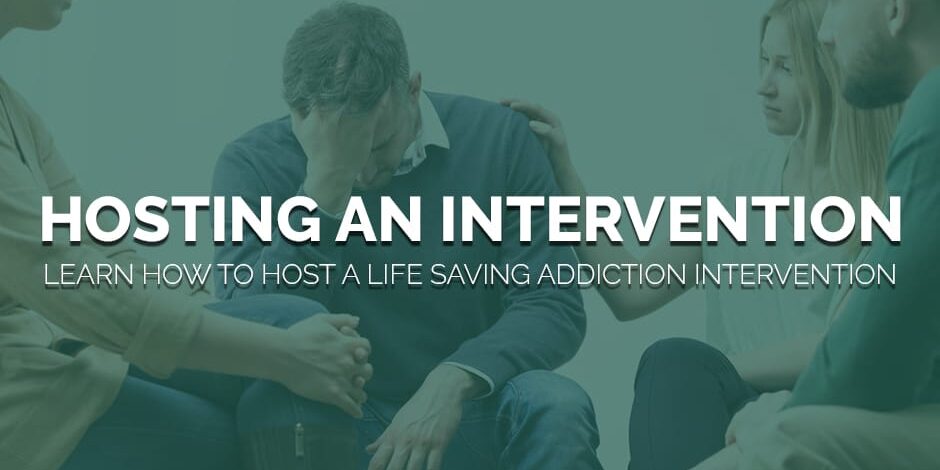 a group of people comfort a man as they use the tips about how to host an intervention