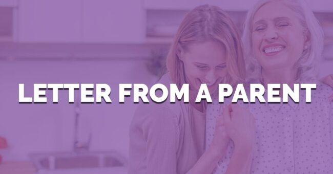 letter-from-a-parent a mother and daughter read a letter from a parent