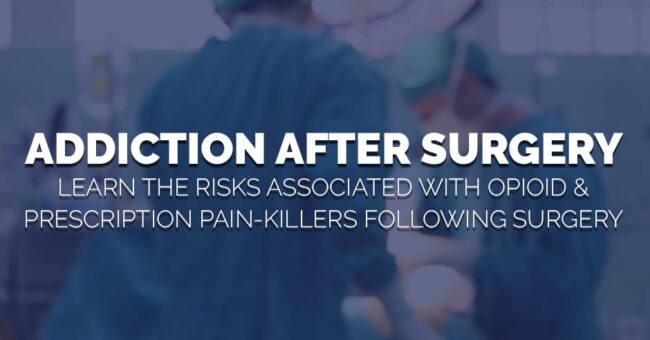 surgeons talk about the risks of opioid addiction after surgery