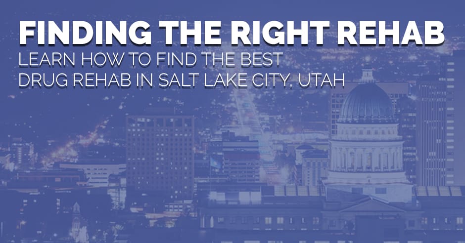 salt lake city skyline begs questions about finding addiction treatment and drug rehab in salt lake city