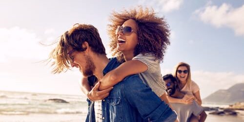 a couple walks the beach and wonder what is my relapse prevention plan