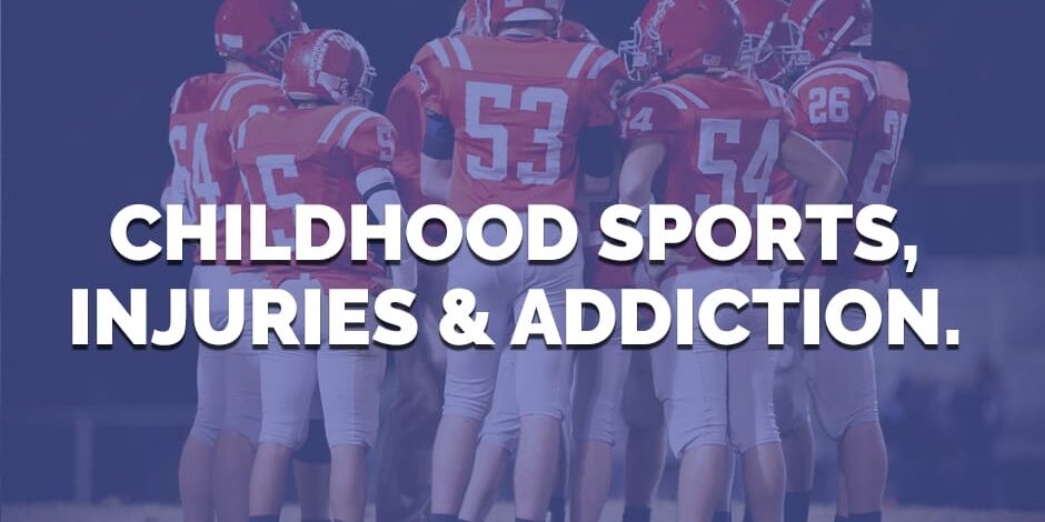 sports-injuries-and-addiction a group of football players talk about sports injuries and addiction