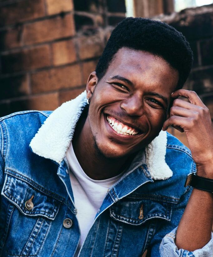 A man smiling