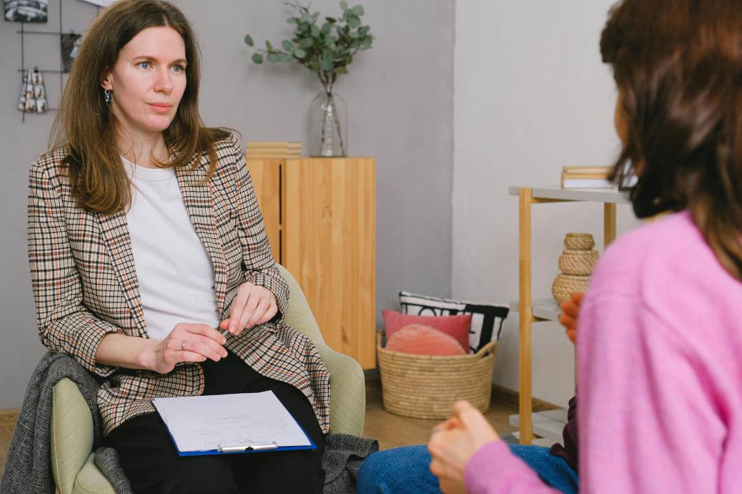 Person in therapy